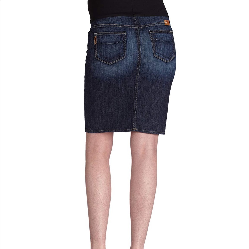 PAIGE maternity 29 Larchmont Jean denim skirt - Picture 2 of 9
